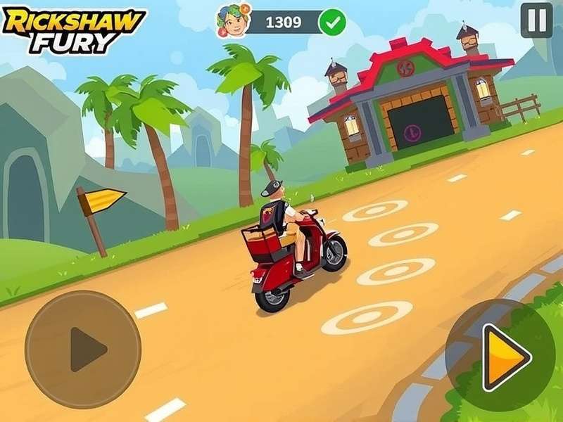 Rickshaw Fury Multiplayer Gameplay